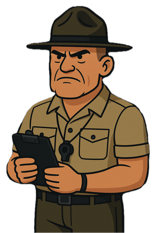 Portrait of Sarge Kruger coach
